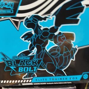 Pokemon Black Bolt Elite Trainer Box - Blue and Black